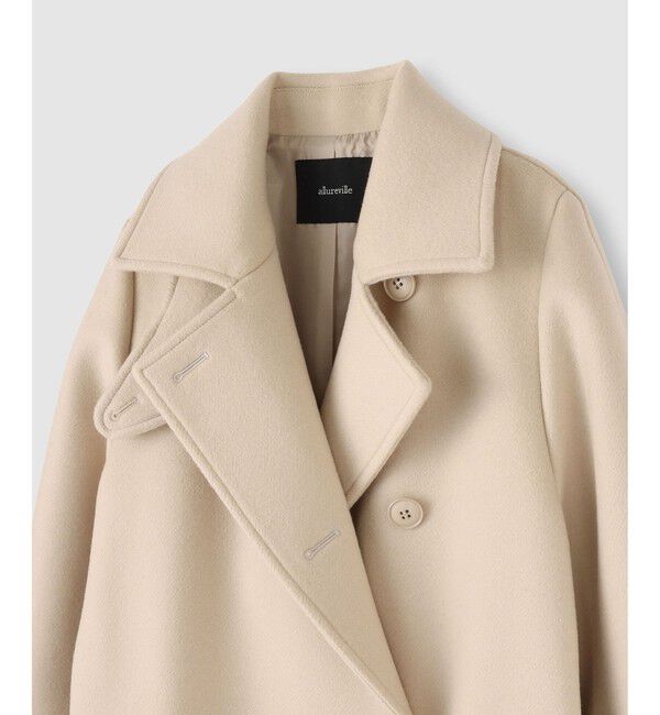 allureville「スプリットラグランロングコート」|ダッフルコート|