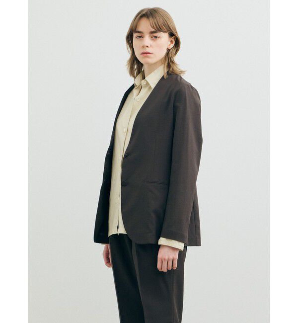 MARMARMAR「MARMARMAR ノーカラージャケット」|テーラードジャケット|