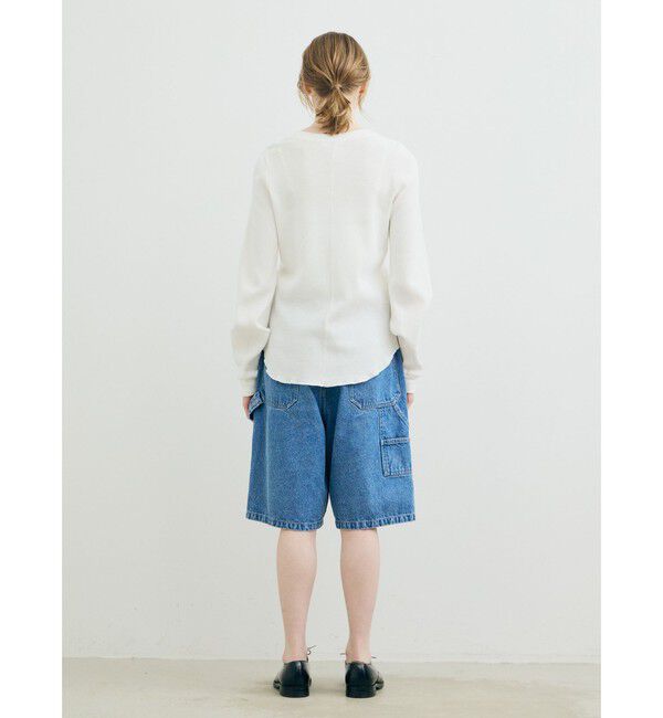 MARMARMAR「MARMARMAR パフスリーブワッフルプルオーバー」|Tシャツ・カットソー|