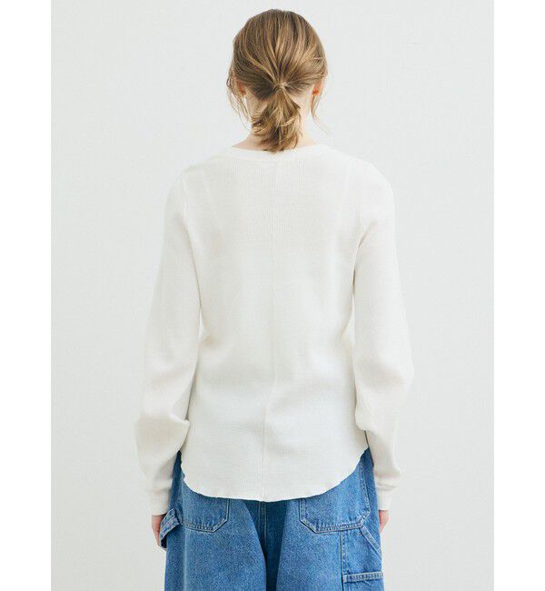 MARMARMAR「MARMARMAR パフスリーブワッフルプルオーバー」|Tシャツ・カットソー|