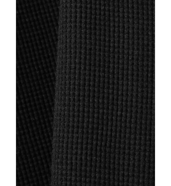 MARMARMAR「MARMARMAR パフスリーブワッフルプルオーバー」|Tシャツ・カットソー|