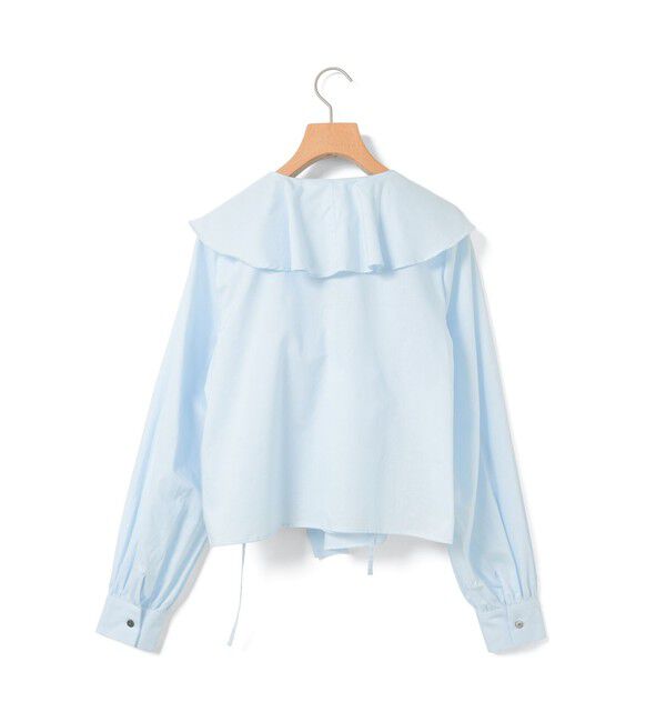 MARMARMAR「MARMARMAR ラッフルフリルカシュクールブラウス」|シャツ・ブラウス|