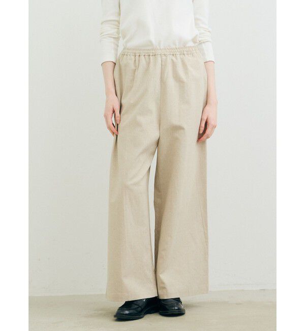 MARMARMAR「MARMARMAR リネンブレンドワイドパンツ」|その他|