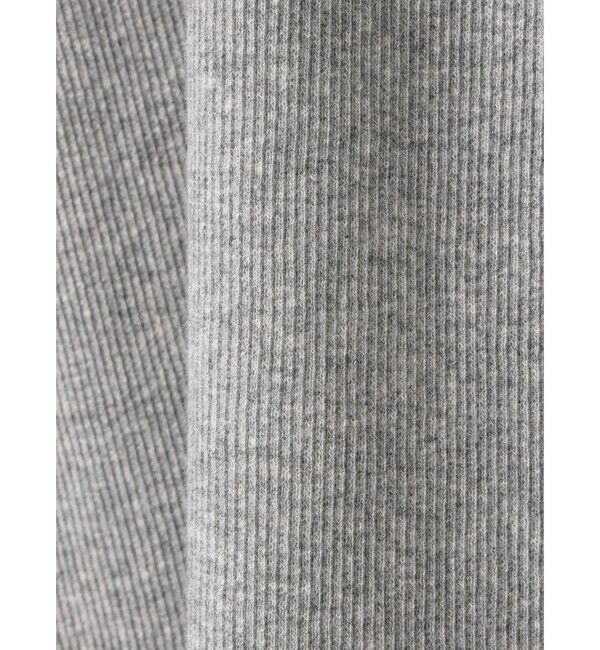 MARMARMAR「MARMARMAR ハーフスリーブリブTシャツ」|Tシャツ・カットソー|