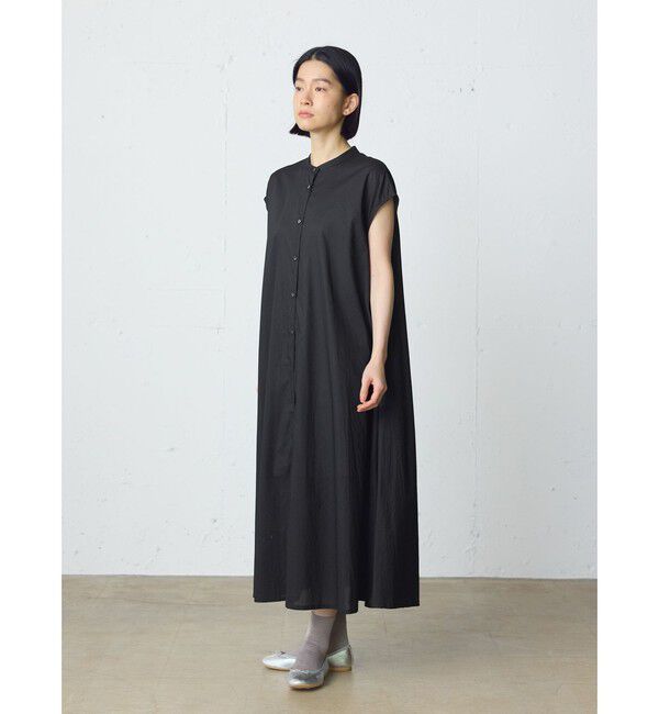 MidiUmi「MidiUmi ノースリーブプリーツシャツワンピース」|ワンピース|