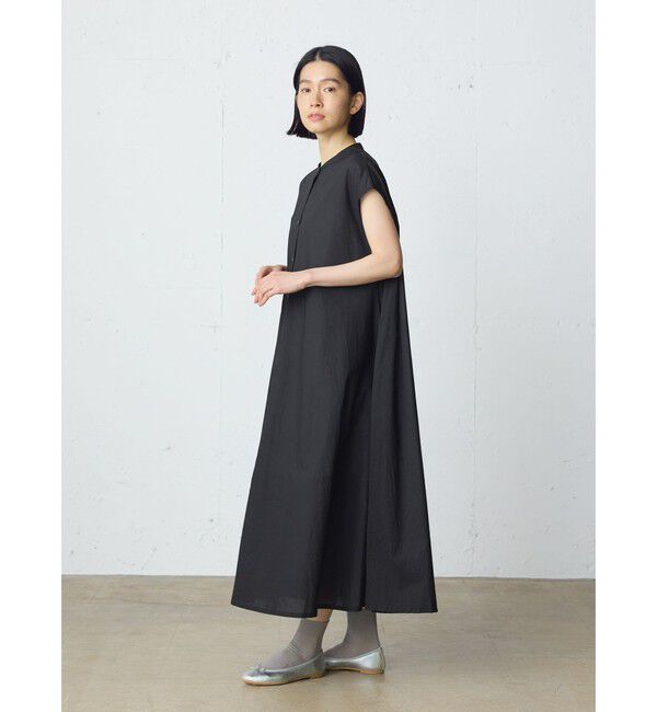 MidiUmi「MidiUmi ノースリーブプリーツシャツワンピース」|ワンピース|