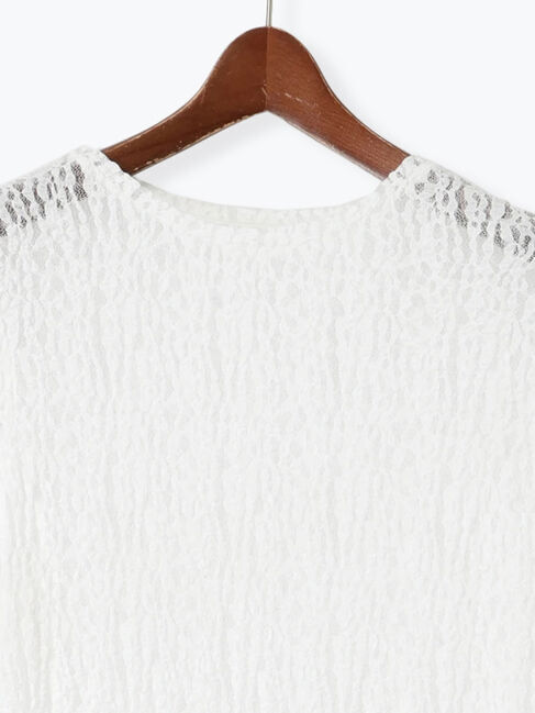 Te chichi「【Atelier Sucre】サイドスリットレイヤードレースワンピース《2025spring catalog item》」|ワンピース|