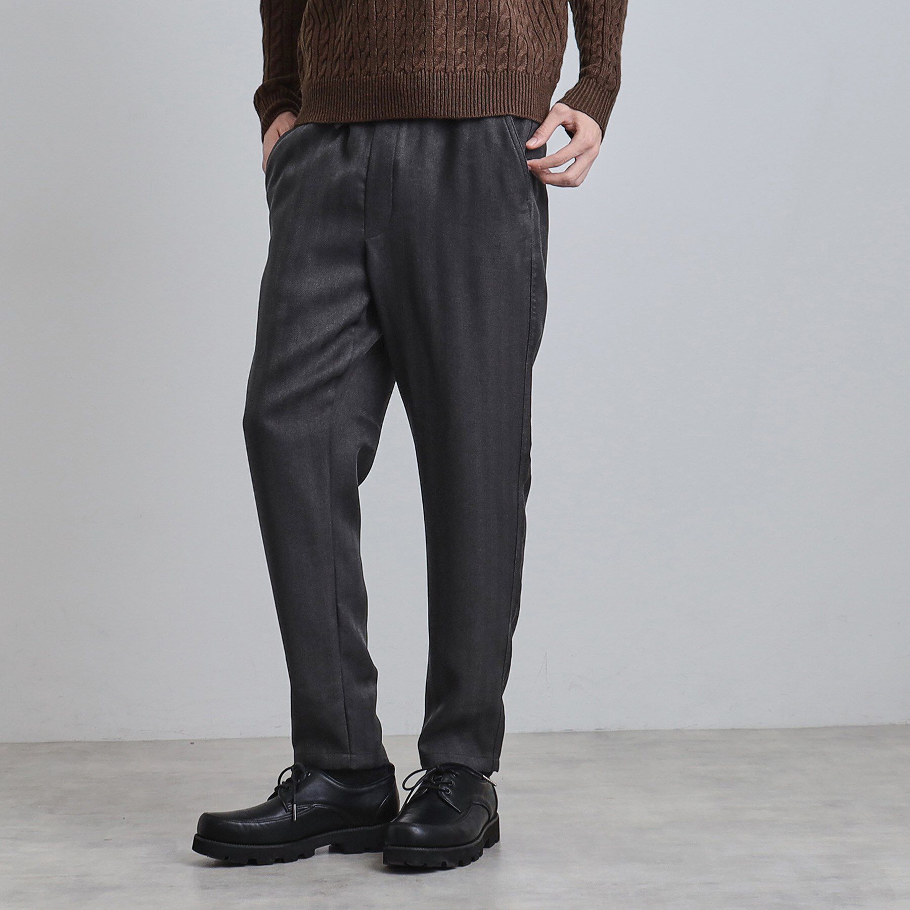 tk.TAKEO KIKUCHI「ウール調ヘリンボンイージーパンツ」|その他|