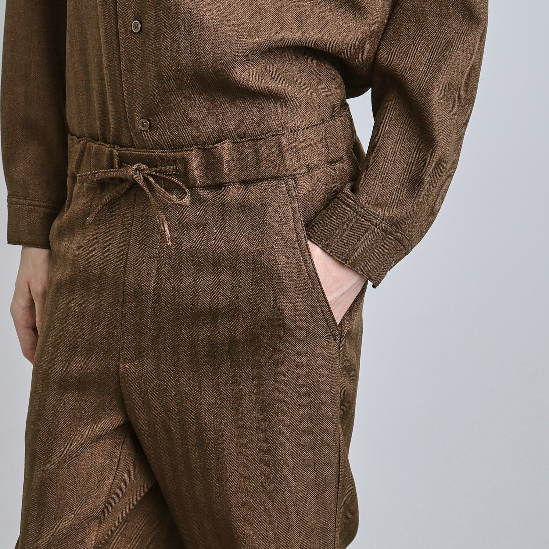 tk.TAKEO KIKUCHI「ウール調ヘリンボンイージーパンツ」|その他|