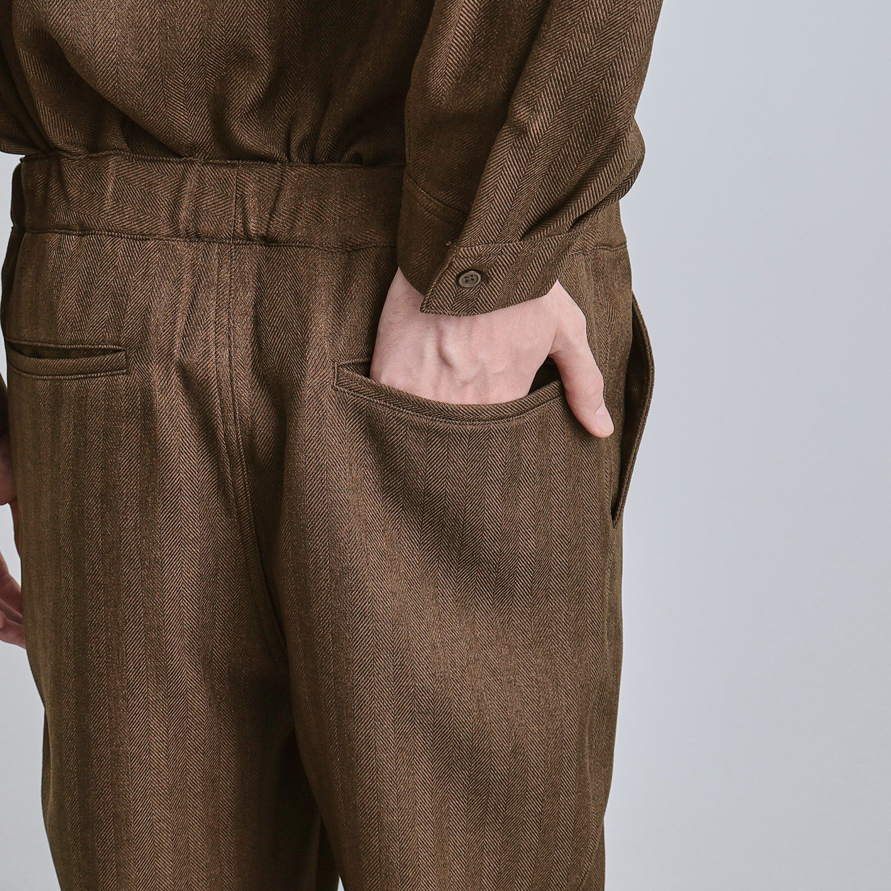 tk.TAKEO KIKUCHI「ウール調ヘリンボンイージーパンツ」|その他|