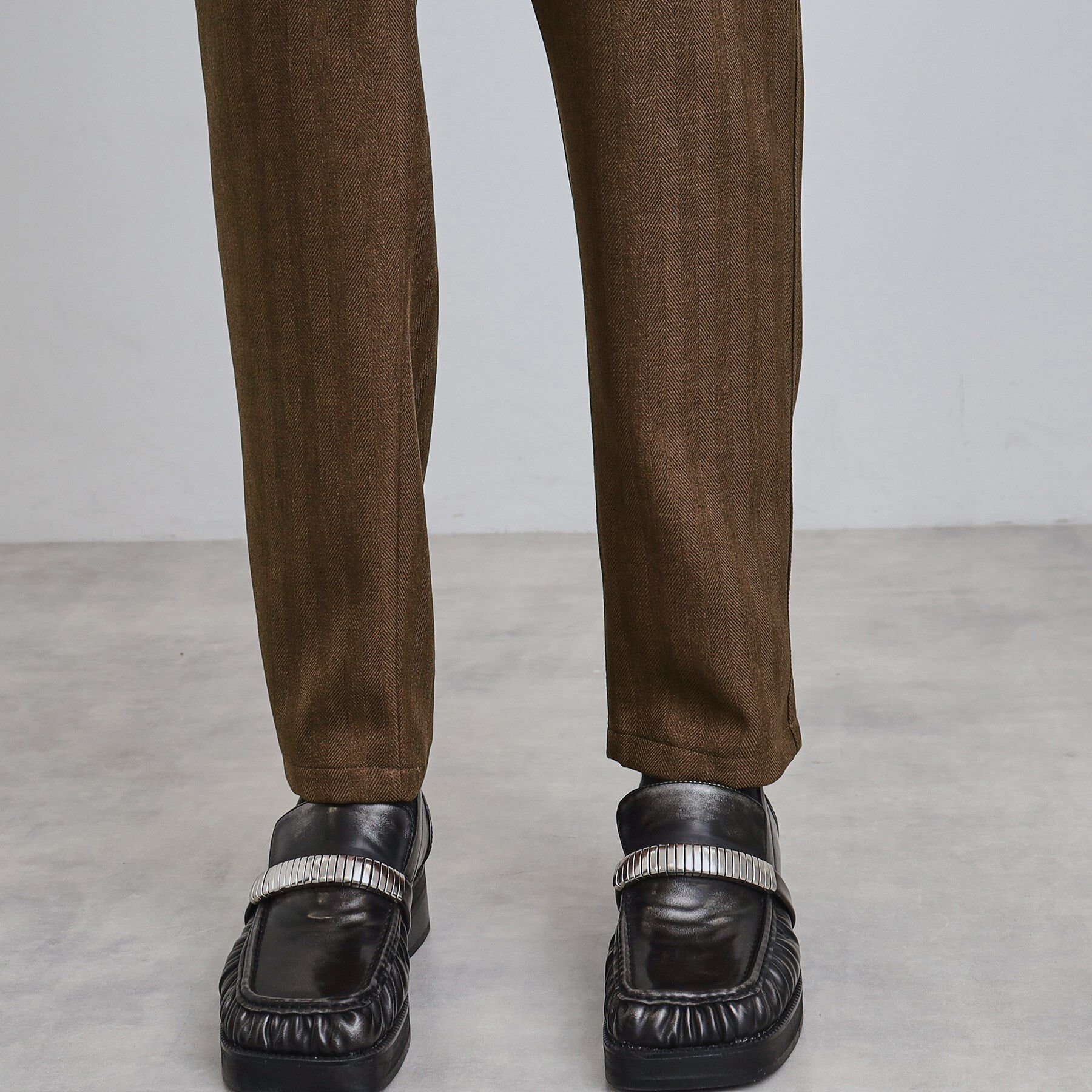 tk.TAKEO KIKUCHI「ウール調ヘリンボンイージーパンツ」|その他|