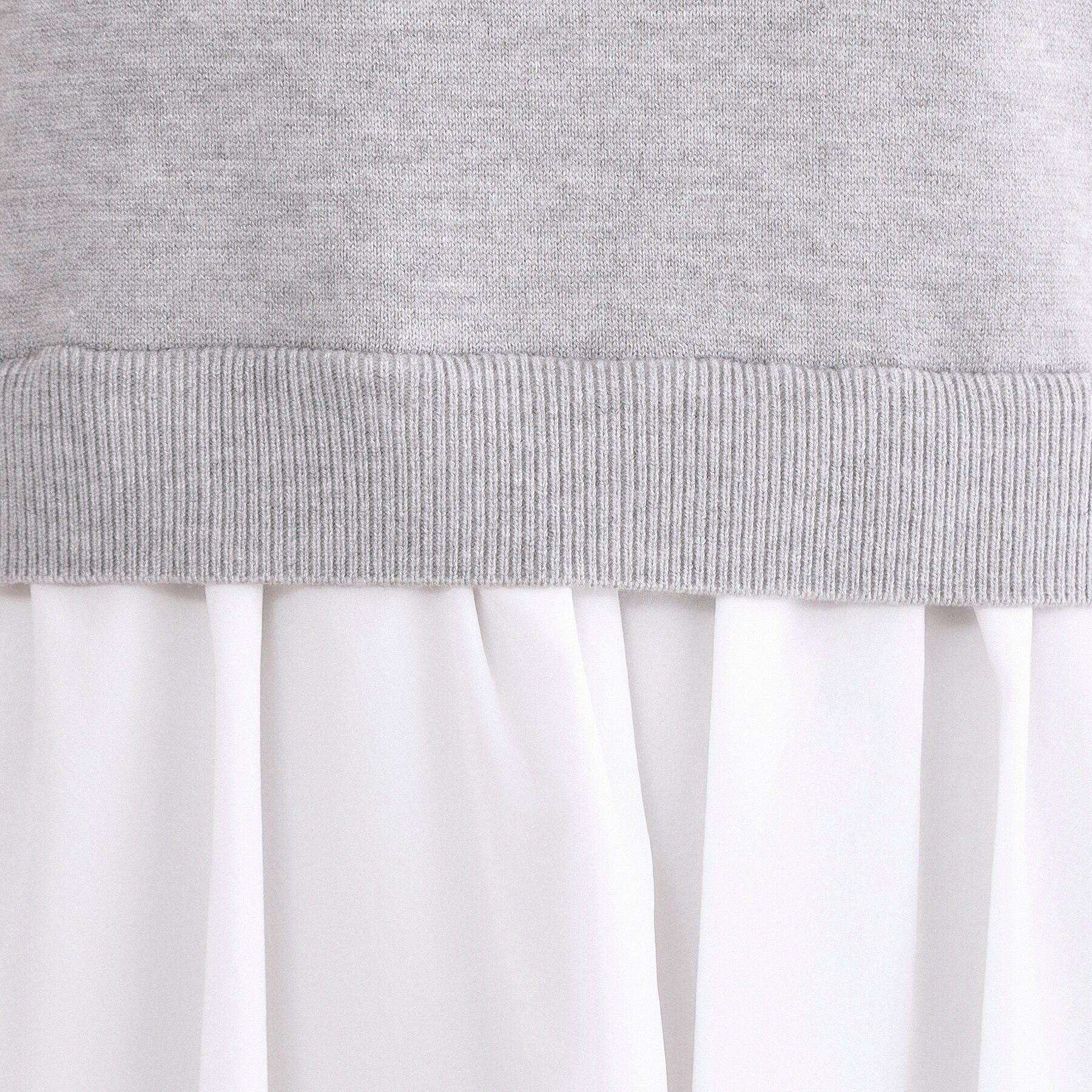 OPAQUE.CLIP「ペプラムドッキングニットワンピース【洗濯機OK】」|ワンピース|