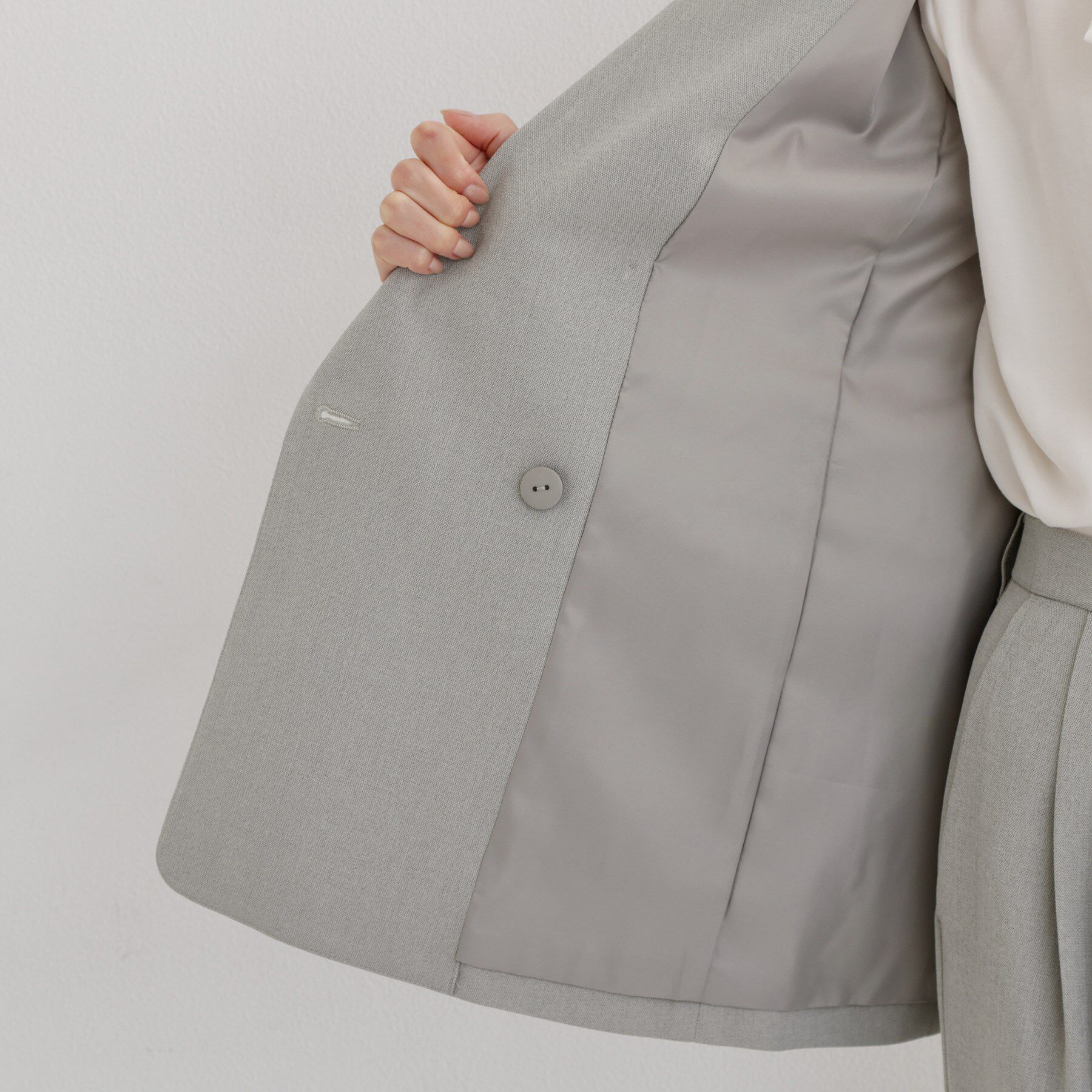 THE SHOP TK「【通勤・セレモニー】CAVIAN 金ボタンダブルブレストジャケット」|テーラードジャケット|