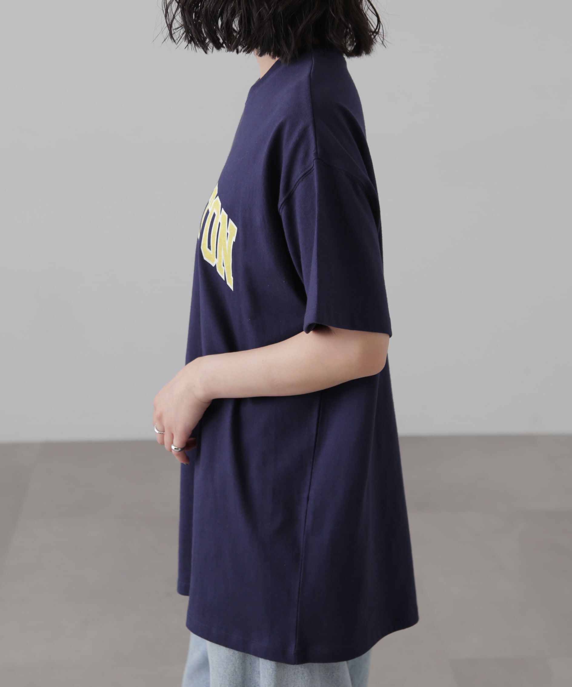  「カレッジロゴビッグTシャツ」|Tシャツ・カットソー|