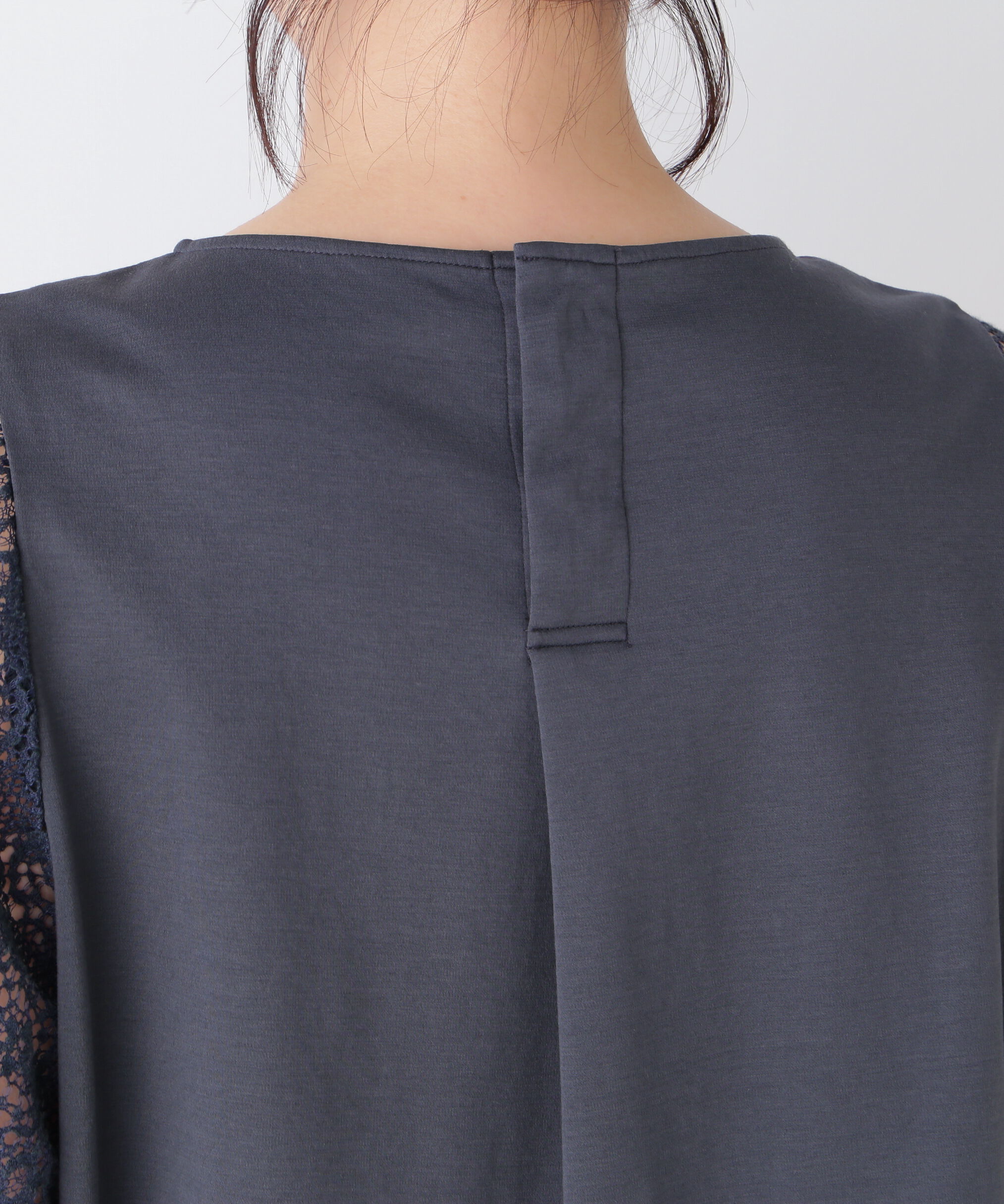  「◆ラッセルレースドッキングカットソープルオーバー」|Tシャツ・カットソー|