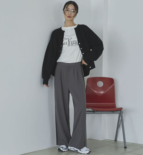 Doux archives「ダブルフェイスカットスナップカーディガン」|Tシャツ・カットソー|