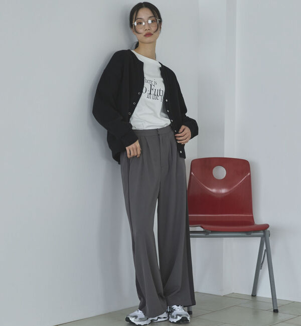 Doux archives「ダブルフェイスカットスナップカーディガン」|Tシャツ・カットソー|