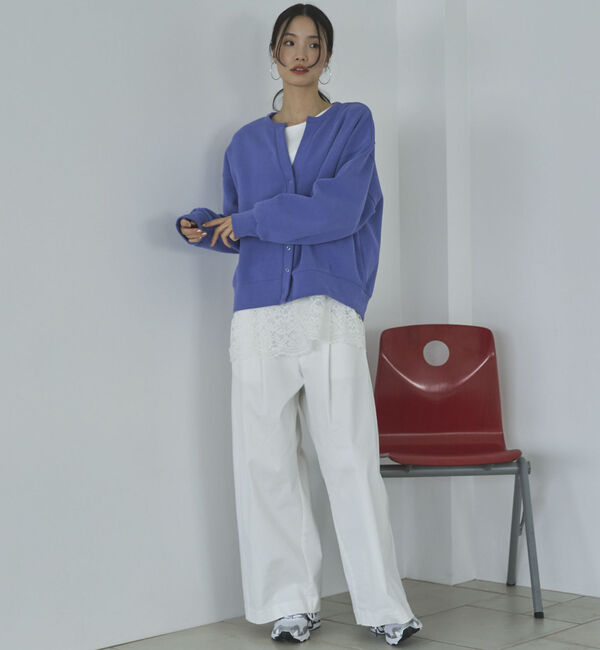 Doux archives「ダブルフェイスカットスナップカーディガン」|Tシャツ・カットソー|