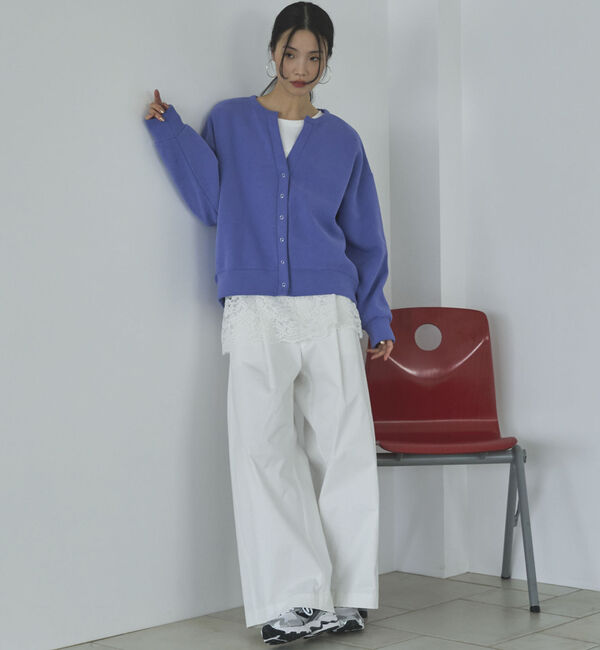 Doux archives「ダブルフェイスカットスナップカーディガン」|Tシャツ・カットソー|