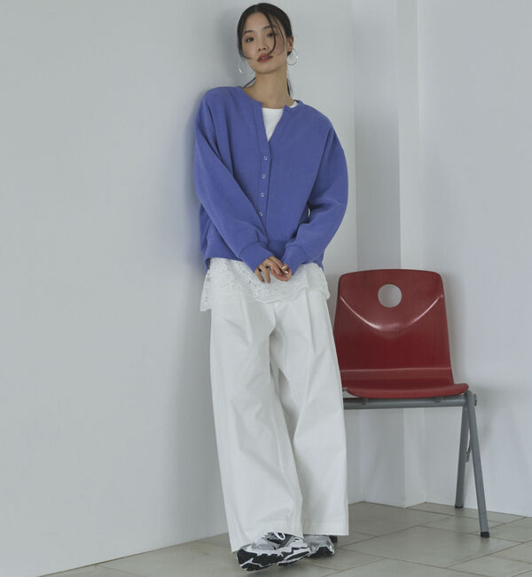 Doux archives「ダブルフェイスカットスナップカーディガン」|Tシャツ・カットソー|