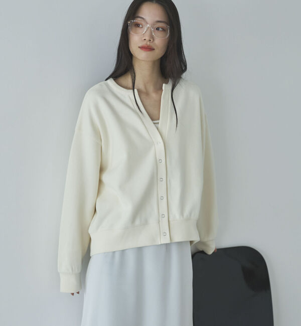Doux archives「ダブルフェイスカットスナップカーディガン」|Tシャツ・カットソー|