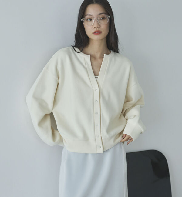 Doux archives「ダブルフェイスカットスナップカーディガン」|Tシャツ・カットソー|