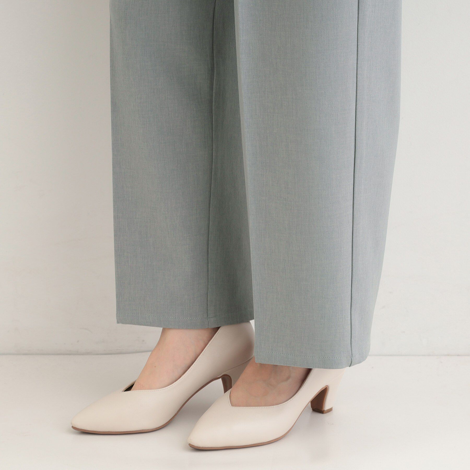 SHOO･LA･RUE「【着丈選べる/S-LL/洗濯機可】楽ちん&times;きれいみえ　ストレッチワイドパンツ」|その他|