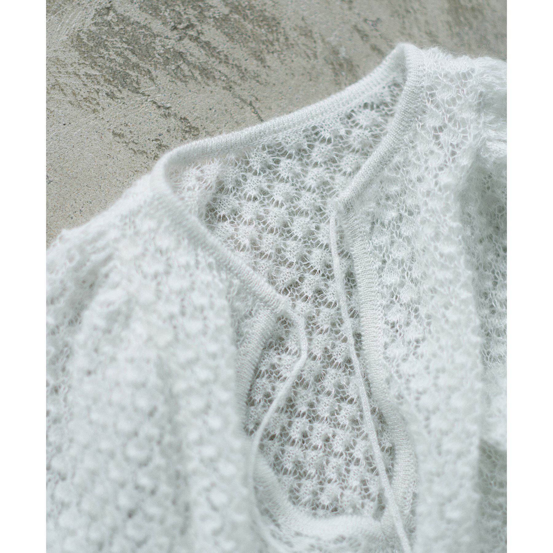 CODE A「2way sheer mohair pullover」|ニット・セーター|