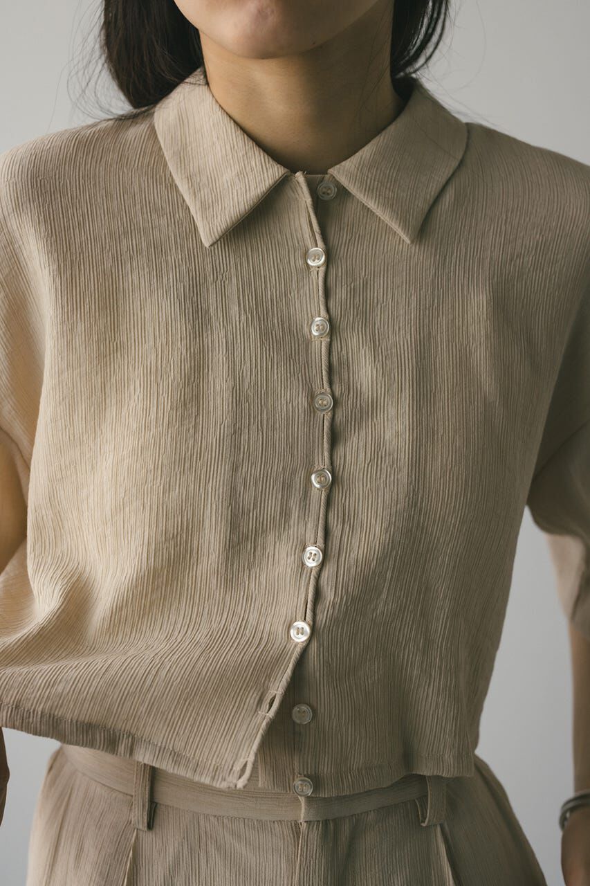 STYLEMIXER「バックオープンワッシャーシャツ」|シャツ・ブラウス|