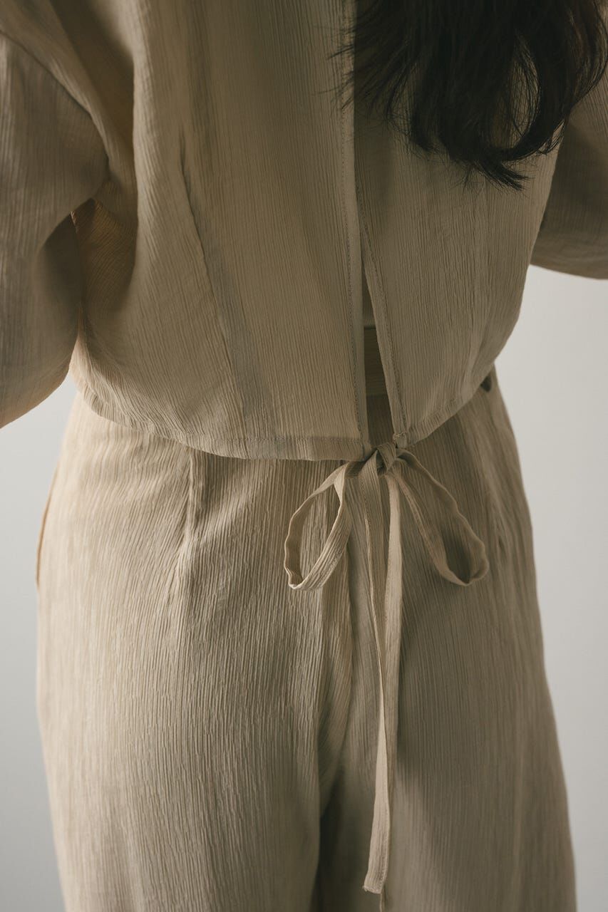 STYLEMIXER「バックオープンワッシャーシャツ」|シャツ・ブラウス|