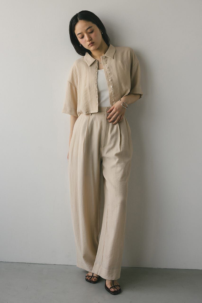 STYLEMIXER「バックオープンワッシャーシャツ」|シャツ・ブラウス|