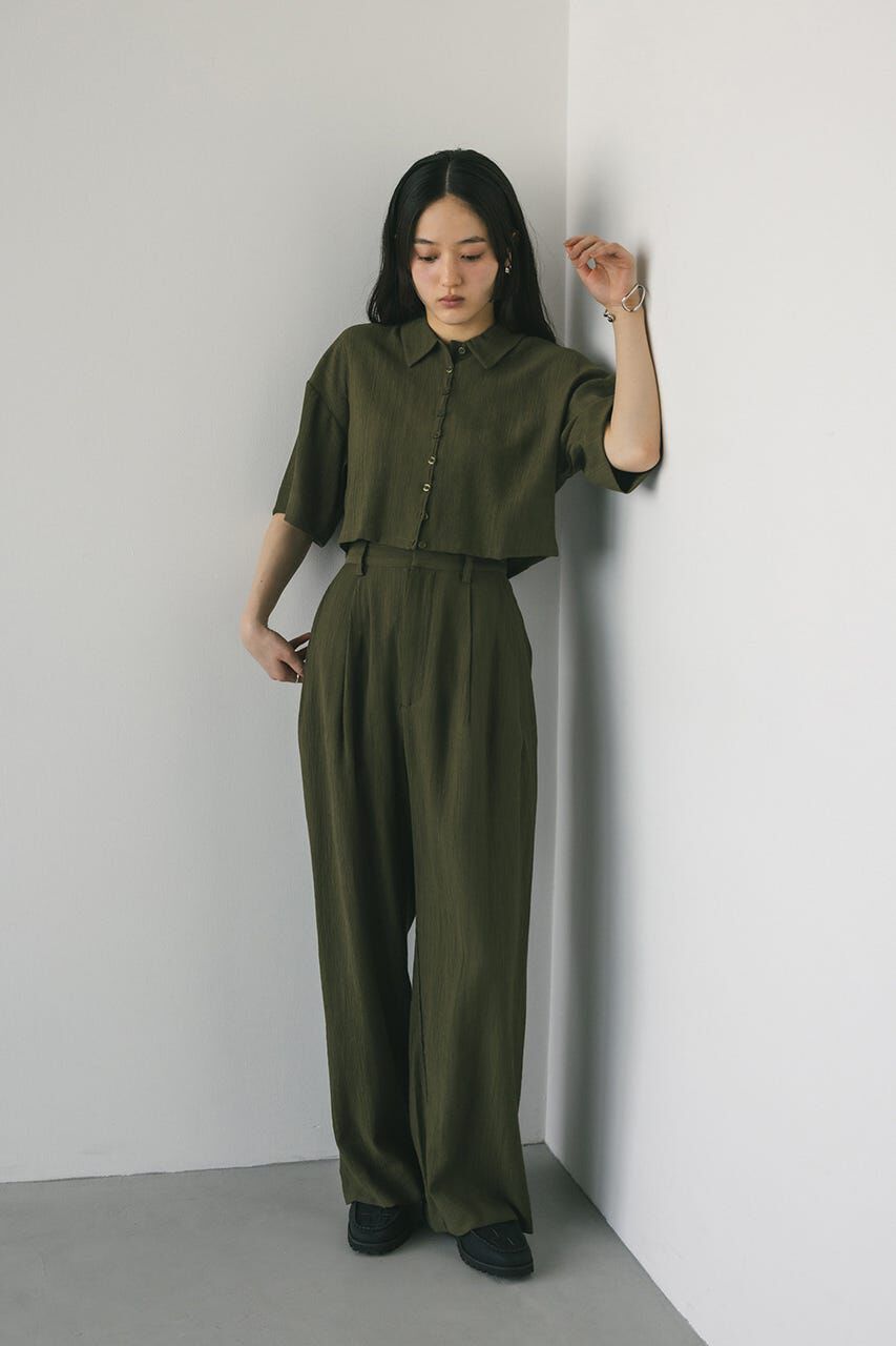 STYLEMIXER「バックオープンワッシャーシャツ」|シャツ・ブラウス|