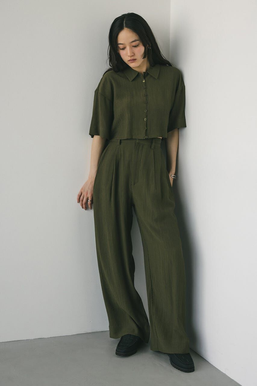 STYLEMIXER「バックオープンワッシャーシャツ」|シャツ・ブラウス|