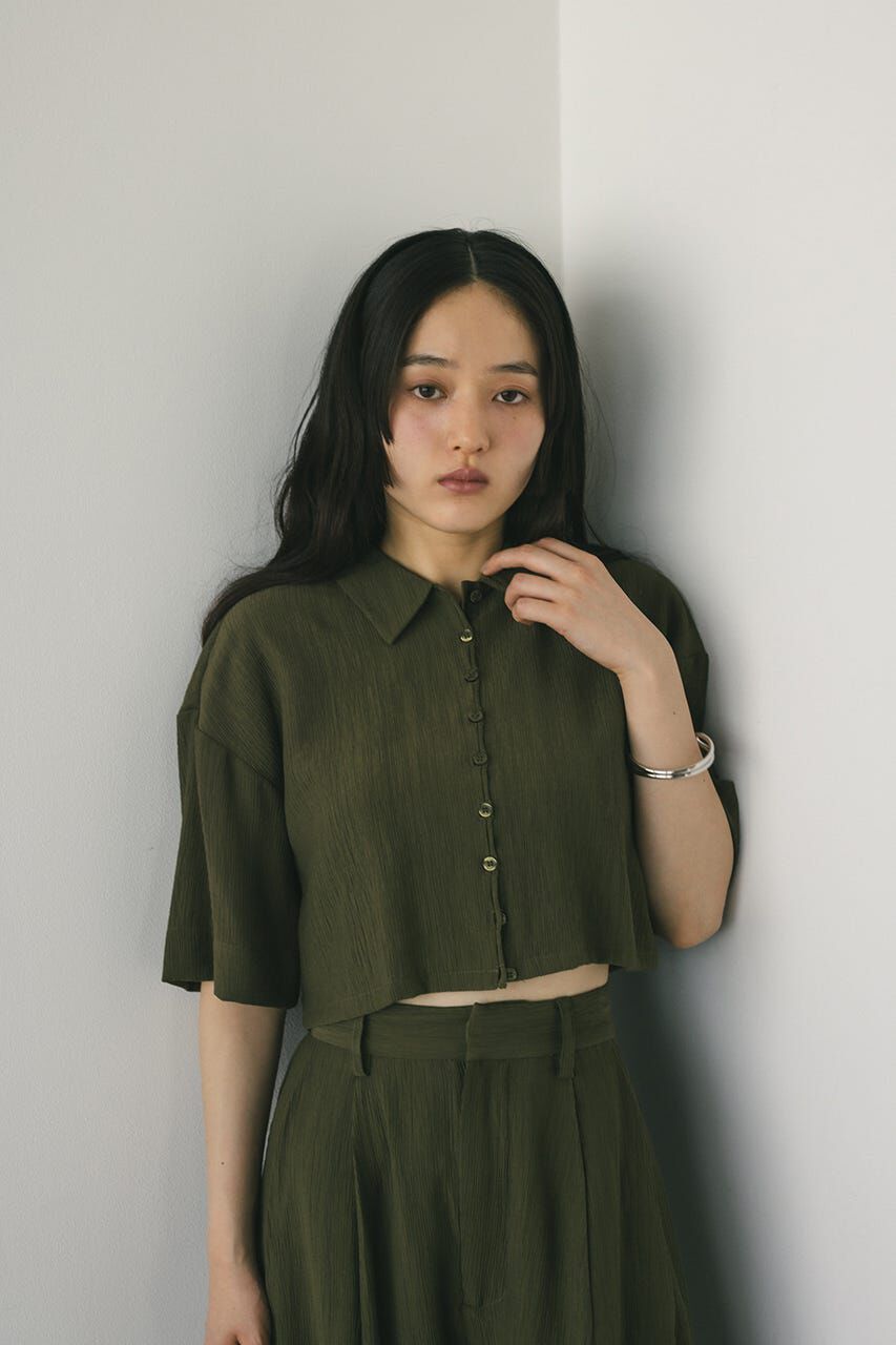 STYLEMIXER「バックオープンワッシャーシャツ」|シャツ・ブラウス|