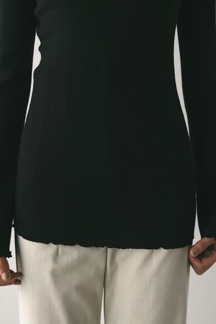 STYLEMIXER「バックオープンフリルニットトップ」|ニット・セーター|