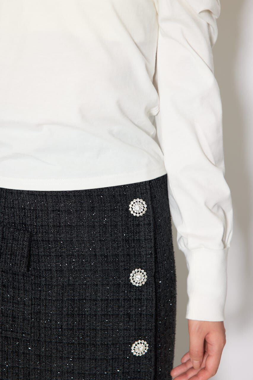 rienda「オフショルカットロングTシャツ」|Tシャツ・カットソー|