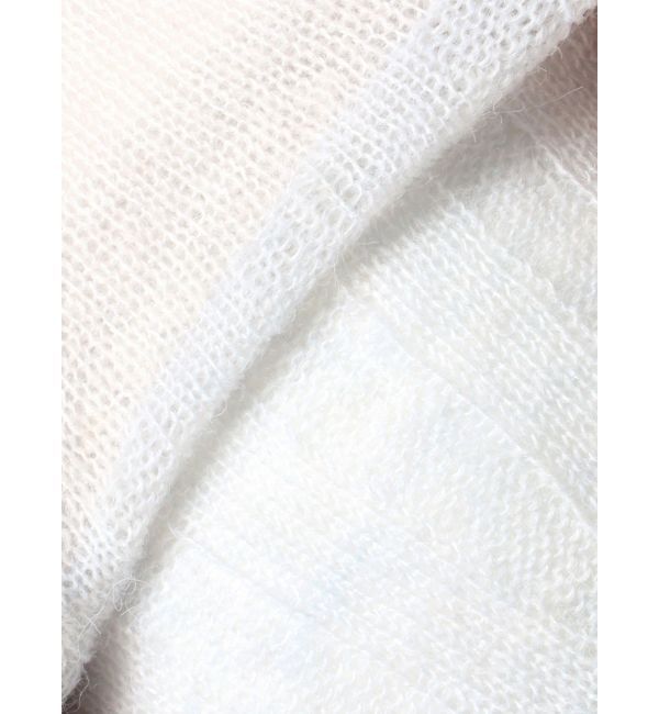 CALNAMUR「フロントジップバイカラーニット」|ニット・セーター|