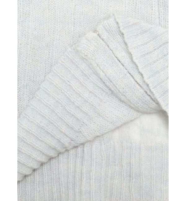 CALNAMUR「フロントジップバイカラーニット」|ニット・セーター|