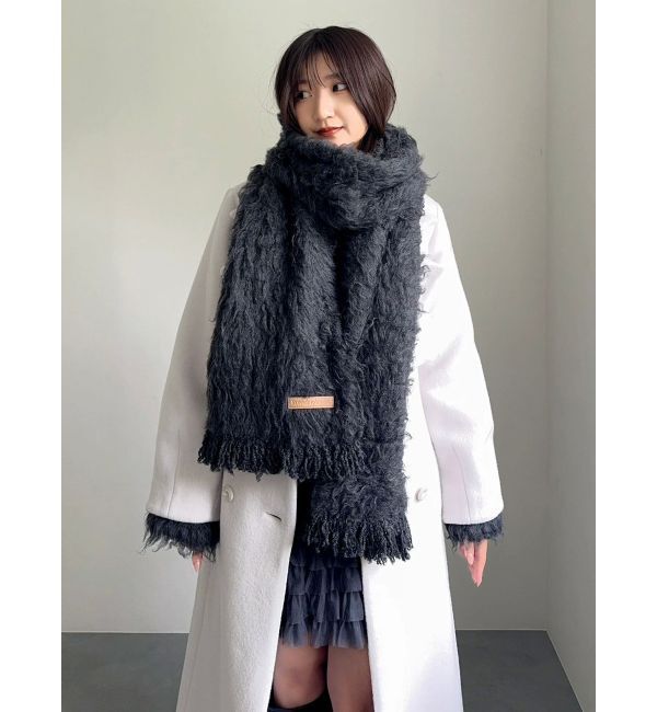 dazzlin「リップルカールマフラー」|マフラー|