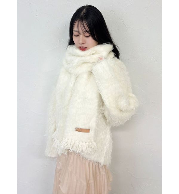 dazzlin「リップルカールマフラー」|マフラー|