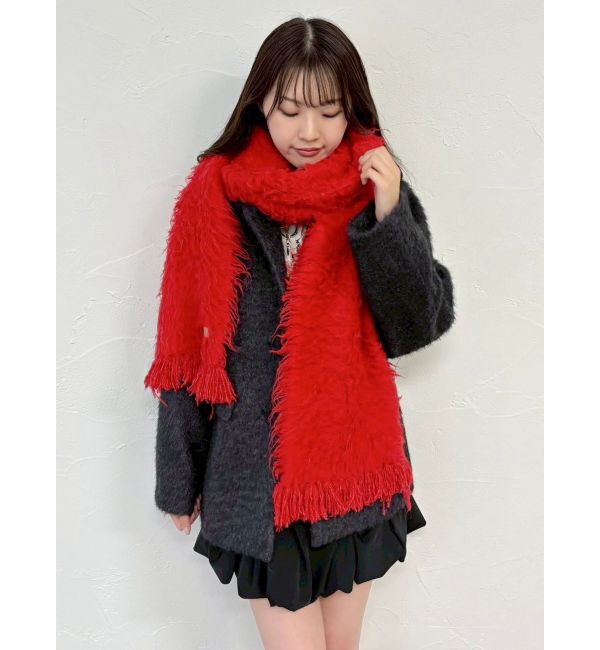 dazzlin「リップルカールマフラー」|マフラー|