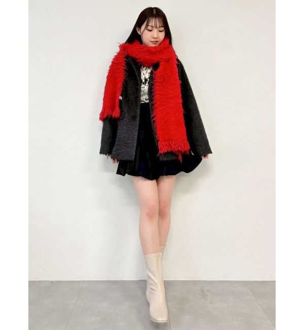 dazzlin「リップルカールマフラー」|マフラー|