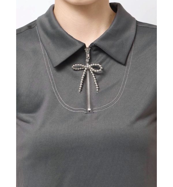 EMODA「リボンカラージップトップ」|Tシャツ・カットソー|