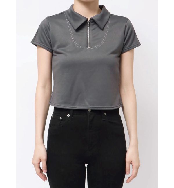 EMODA「リボンカラージップトップ」|Tシャツ・カットソー|