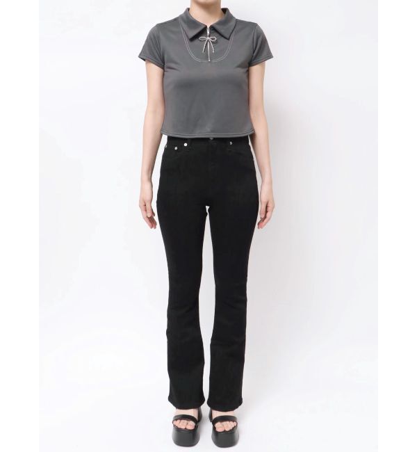 EMODA「リボンカラージップトップ」|Tシャツ・カットソー|