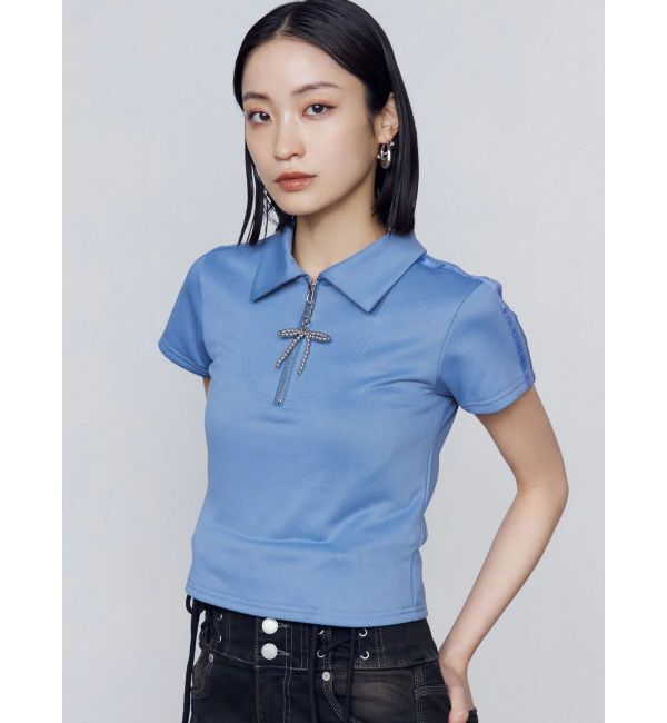 EMODA「リボンカラージップトップ」|Tシャツ・カットソー|