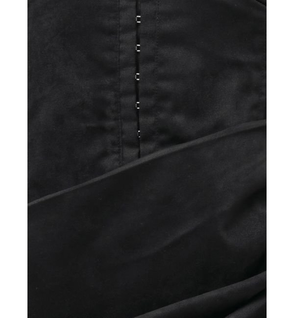 MERCURYDUO「フェイクスエードアシメドレープキャミワンピース」|ワンピース|