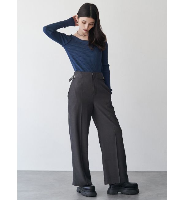 MURUA「サイドベルトパンツ【セットアップ着用可】」|その他|