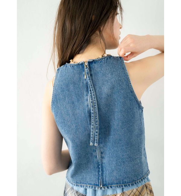 Ungrid「アメスリデニムトップス」|シャツ・ブラウス|