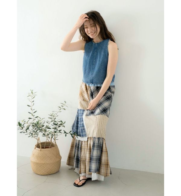 Ungrid「アメスリデニムトップス」|シャツ・ブラウス|